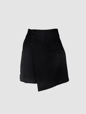 Beanice Skort – Black Stripes