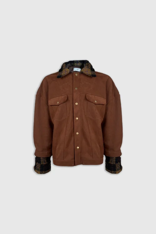 XSML EARTHY PATCH CORDUROY JACKET