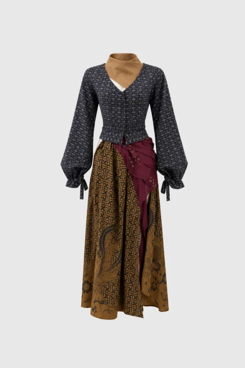 XSML Aira Grandeur Batik Dress Set
