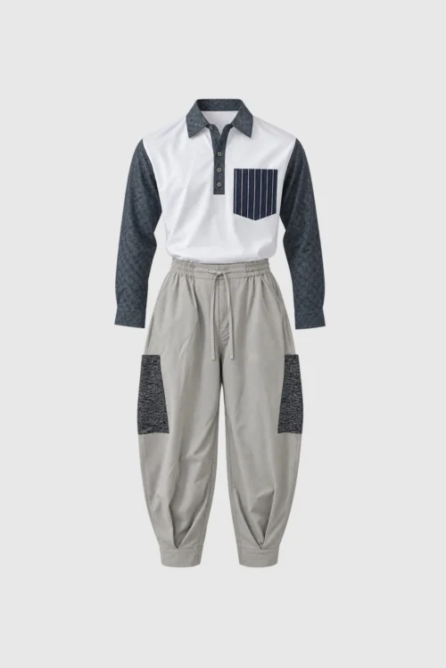 XSML Renzo Hakama Batik Set